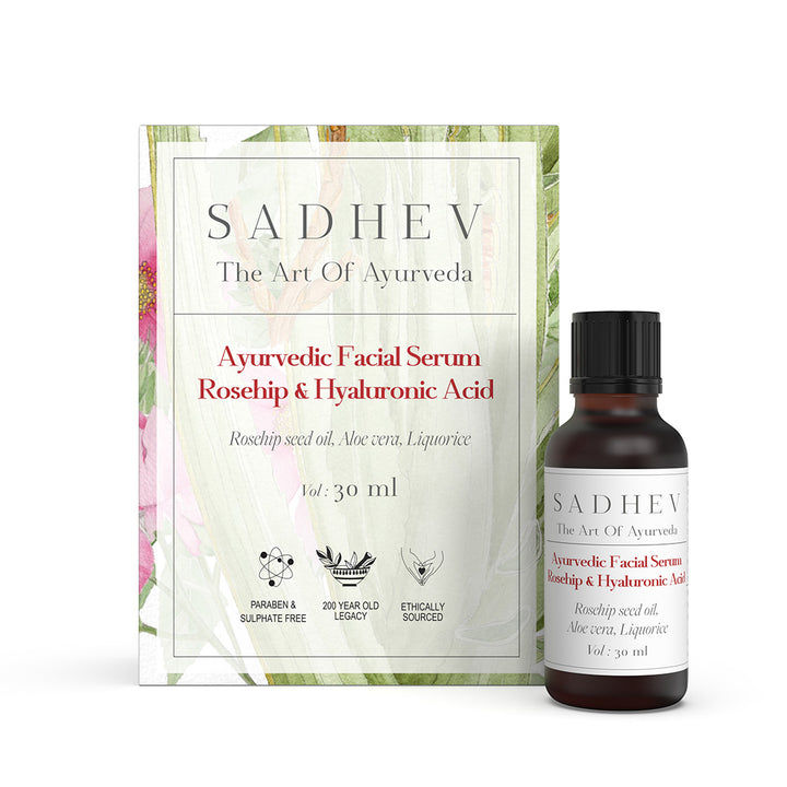 Ayurvedic Rosehip & Hyaluronic Acid Serum
