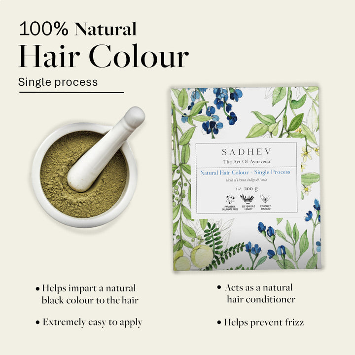 Natural Hair Colour (Single Process)