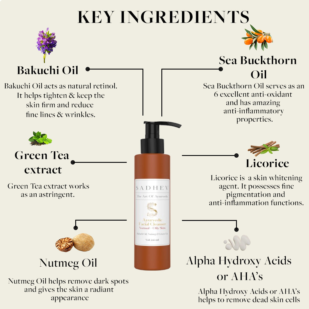 Ayurvedic Facial Cleanser Normal-Oily Skin