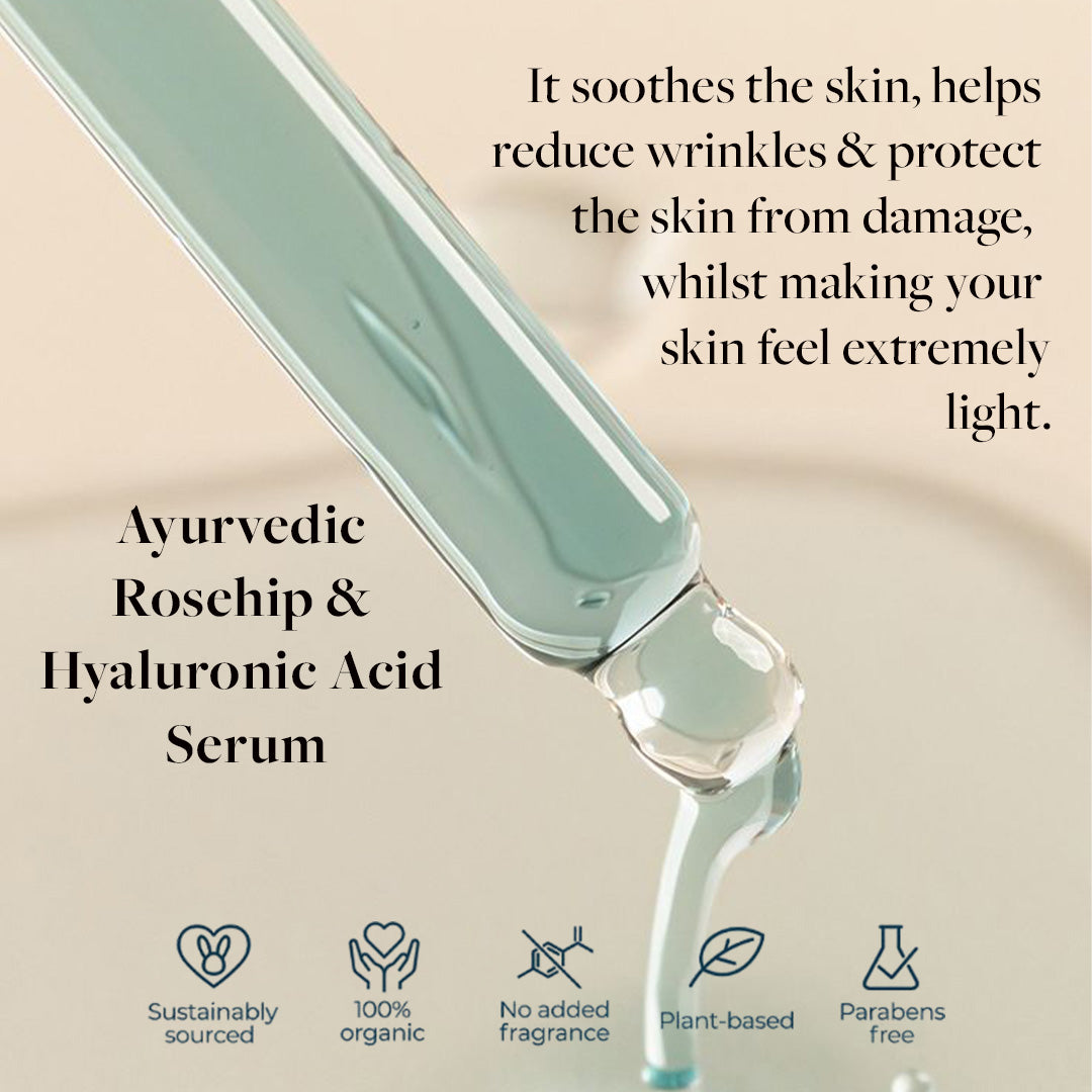 Ayurvedic Rosehip & Hyaluronic Acid Serum