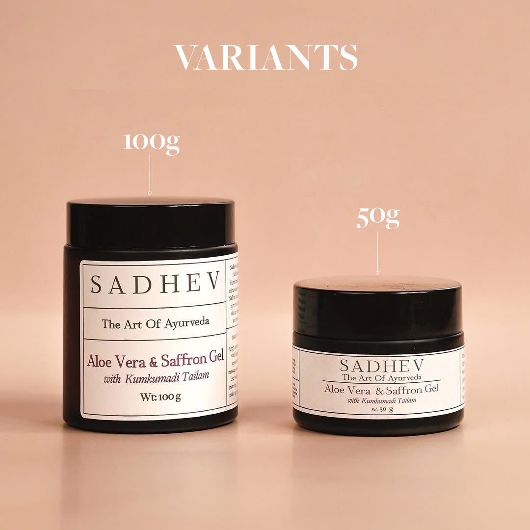 Aloe Vera And Saffron Gel With Kumkumadi Tailam