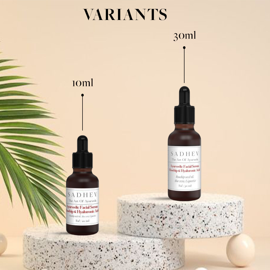 Ayurvedic Rosehip & Hyaluronic Acid Serum