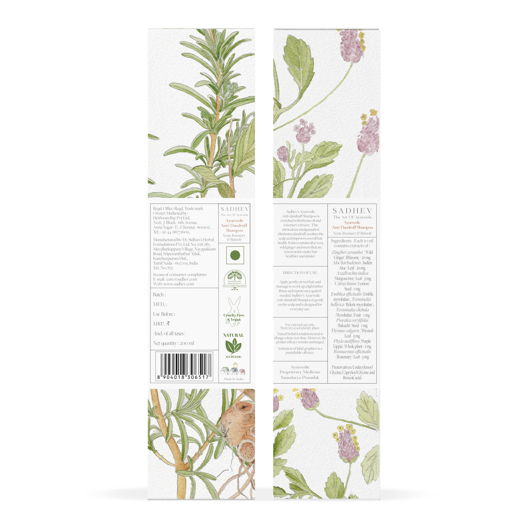 Ayurvedic Anti-Dandruff Shampoo