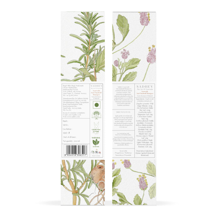 Ayurvedic Anti-Dandruff Shampoo