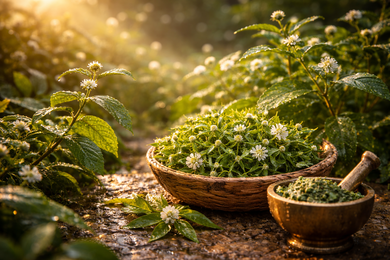 Bhringraj for Hair Growth — The Complete Ayurvedic Guide