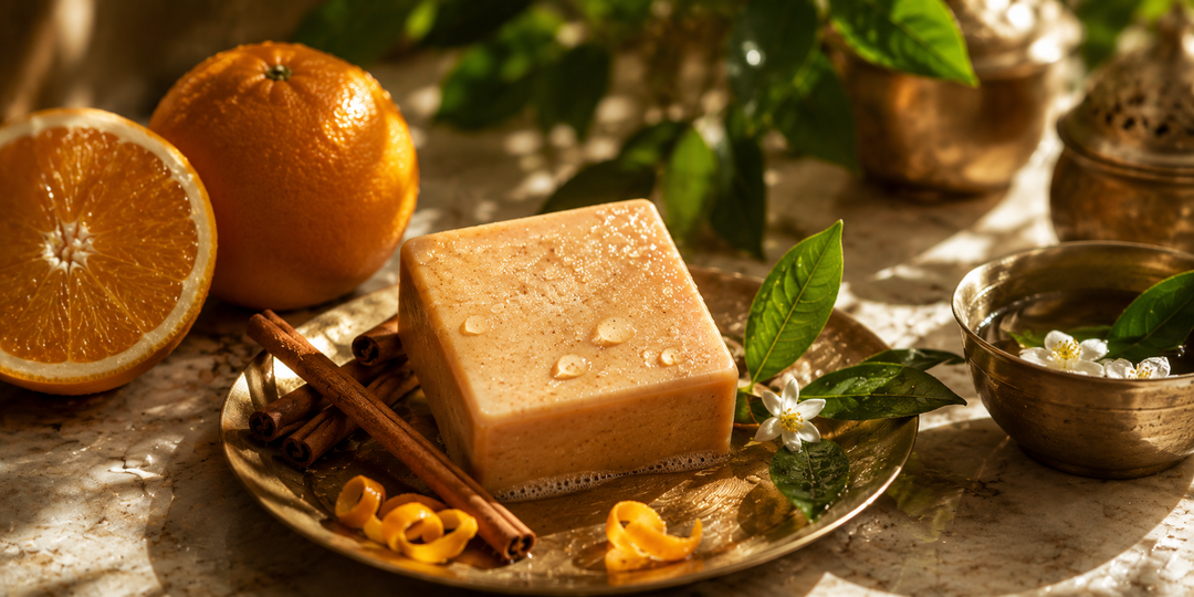 Orange and Cinnamon for Skin — The Ayurvedic Bathing Bar for Oily Skin