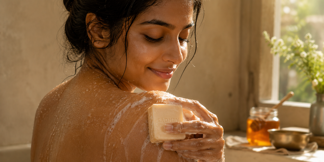 Goat Milk and Honey for Skin — The Ayurvedic Bathing Bar for Dry Skin