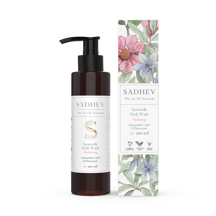 🎁 Ayurvedic Body Wash Hydrating - Ashwagandha, Oudh & Pomegranate (100% off)