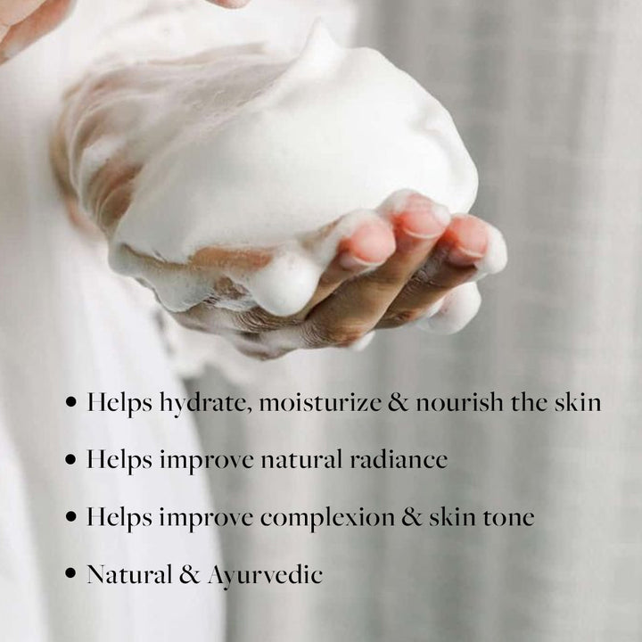Ayurvedic Body Wash Hydrating - Ashwagandha, Celery Seed Oil & Rosa Centifolia