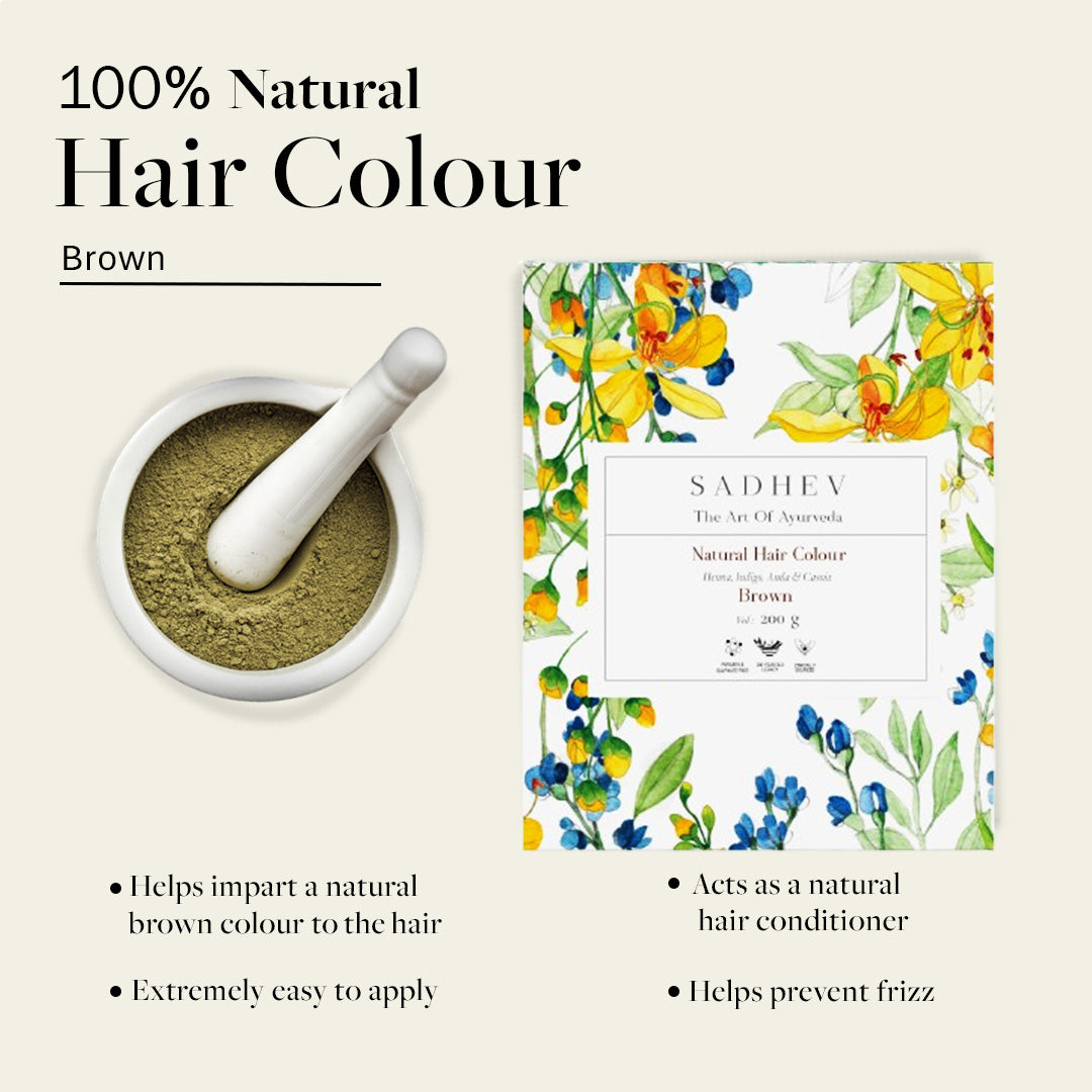 Natural Hair Colour - Brown