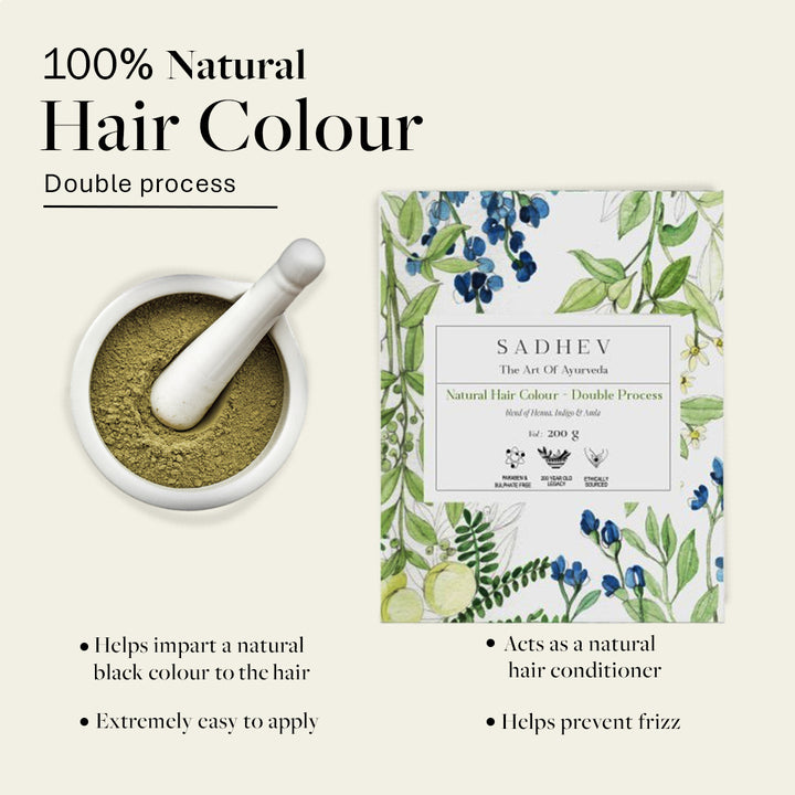 Natural Hair Colour (Double Process)