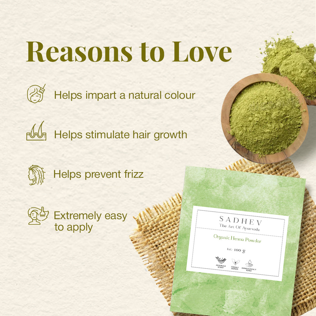 Sadhev Organic Henna Powder