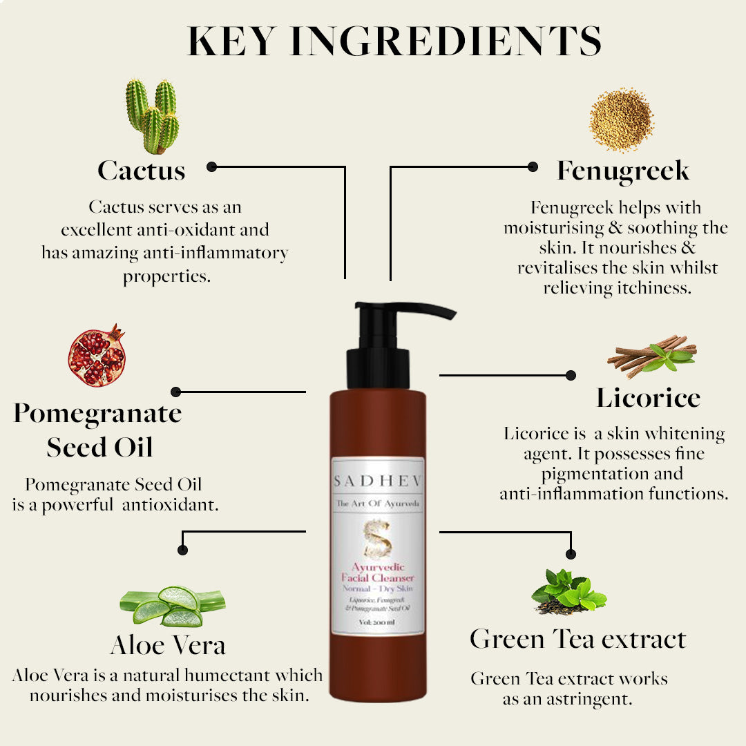 Ayurvedic Facial Cleanser Normal-Dry Skin