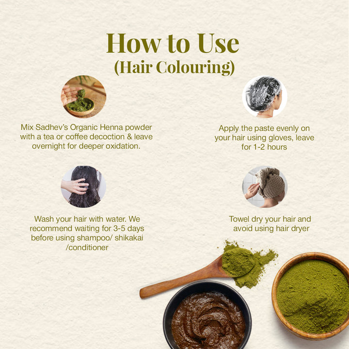 Sadhev Organic Henna Powder