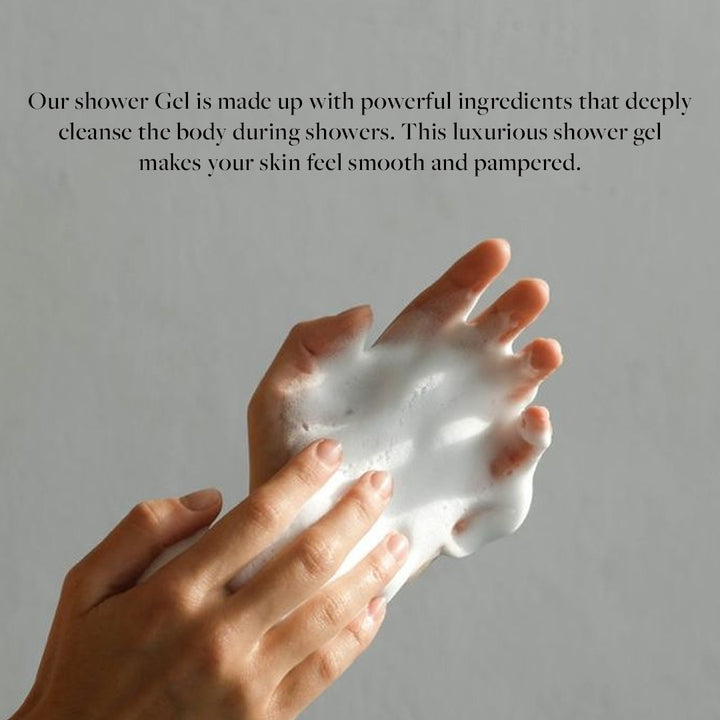 Ayurvedic Shower Gel Deep Cleansing - Shashtika Tailam, Citrus & Juniper Berries