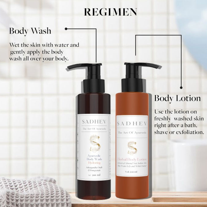 Ayurvedic Body Wash Hydrating - Ashwagandha, Oudh & Pomegranate