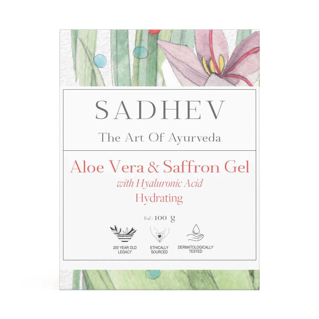 Aloe Vera & Saffron Gel with Hyaluronic Acid