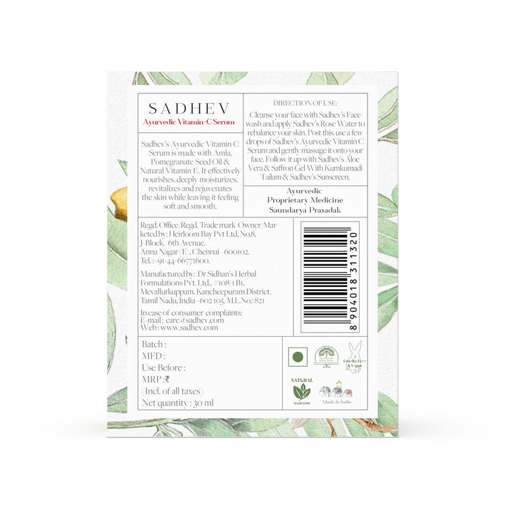 Ayurvedic Vitamin C Serum