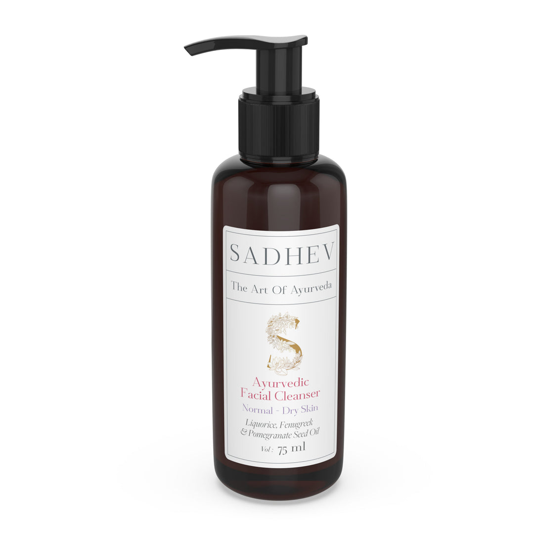 Pomegranate Seed Oil Sadhev Ayurvedic Facial Cleanser Normal-Dry Skin