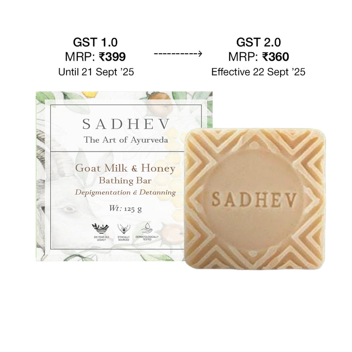 Goat Milk & Honey Bathing Bar - 125gms