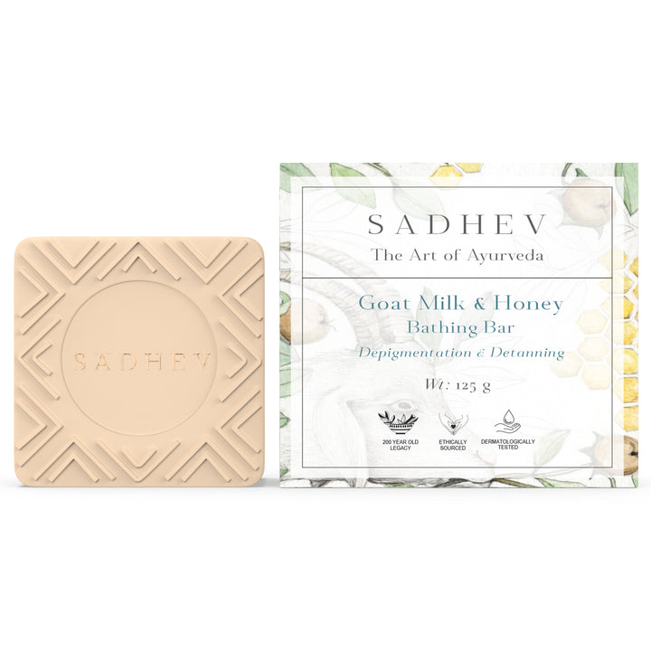 Goat Milk & Honey Bathing Bar - 125gms