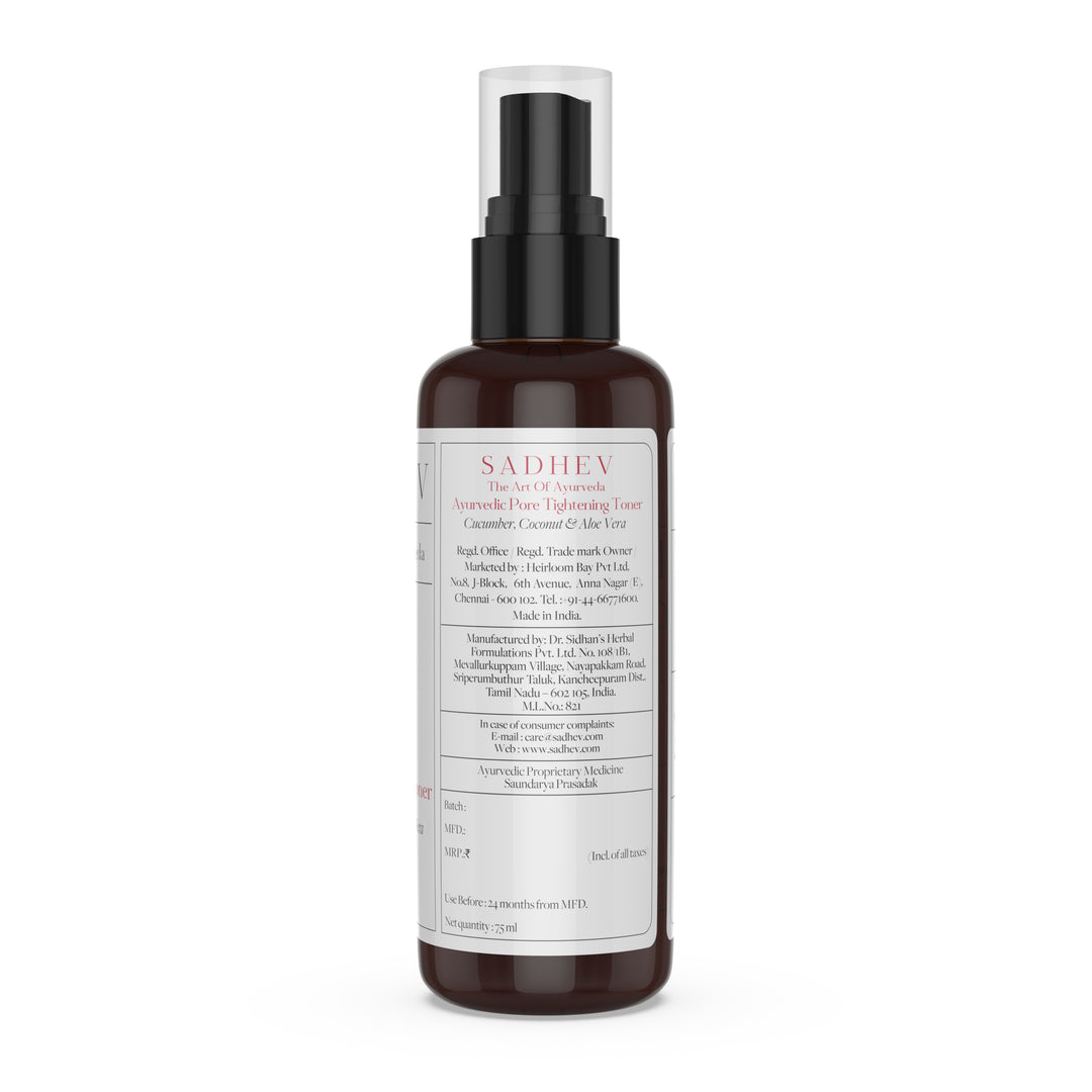 Ayurvedic Pore Tightening Toner