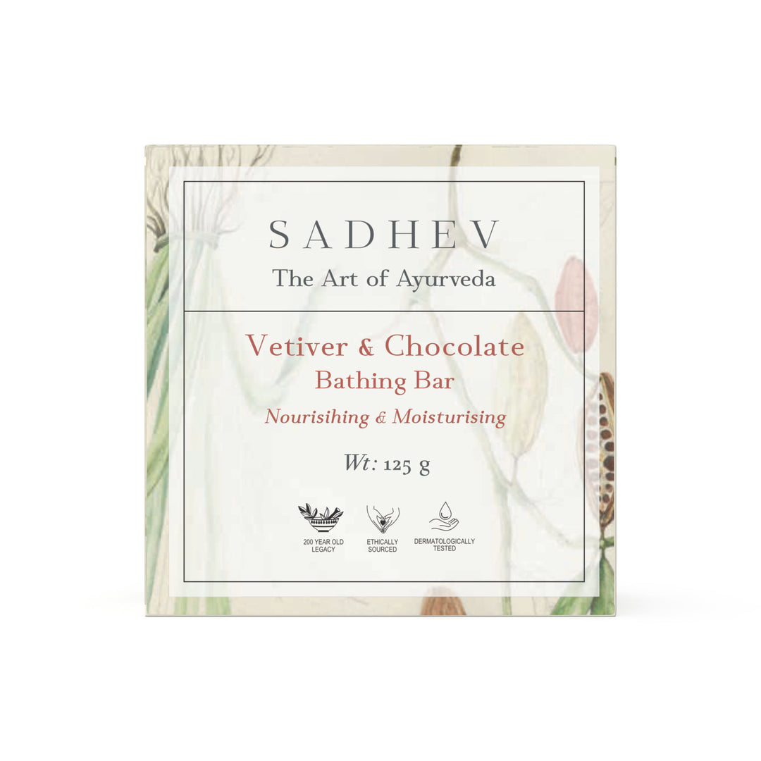 Vetiver & Chocolate Bathing Bar - 125gms