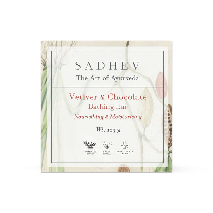 Vetiver & Chocolate Bathing Bar - 125gms