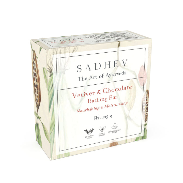 Vetiver & Chocolate Bathing Bar - 125gms