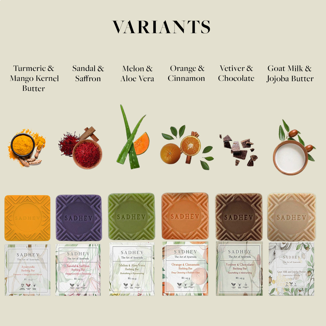 Vetiver & Chocolate Bathing Bar - 125gms