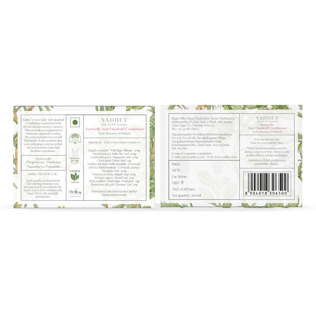 Ayurvedic Anti-Dandruff Conditioner