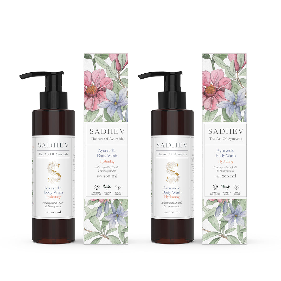 Ayurvedic Body Wash Hydrating - Ashwagandha, Oudh & Pomegranate