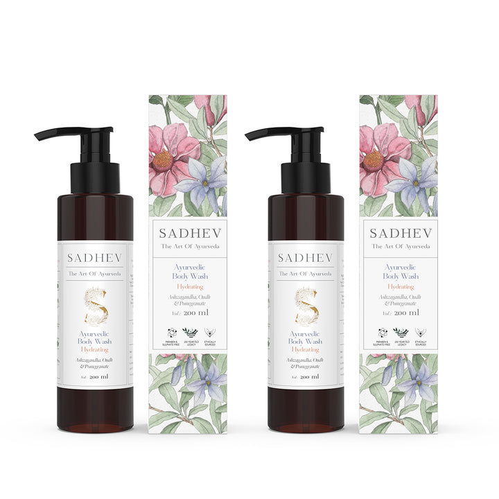 Ayurvedic Body Wash Hydrating - Ashwagandha, Oudh & Pomegranate