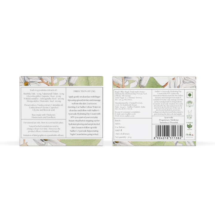Ayurvedic Hydrating Day Cream SPF 15