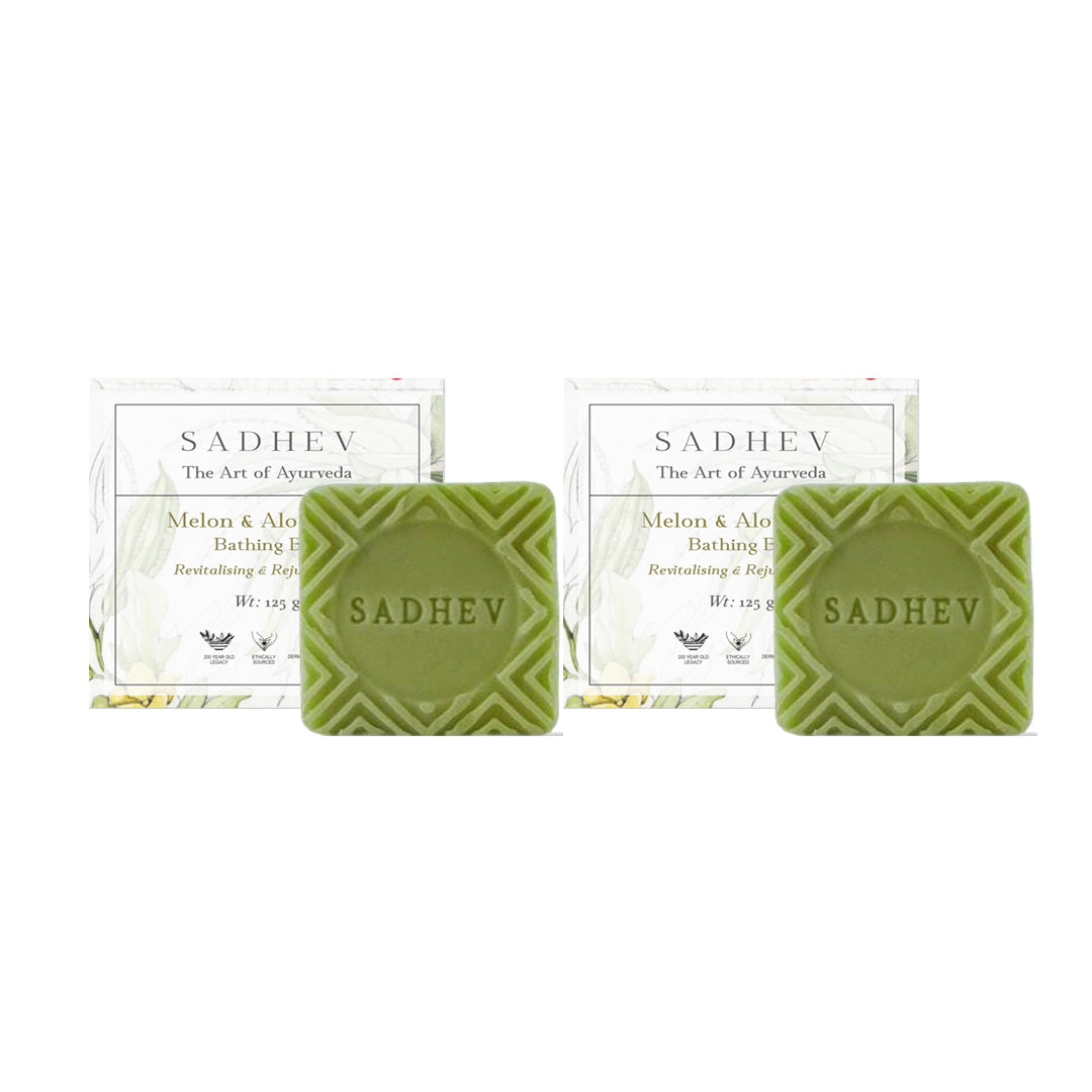 Melon & Aloe Vera Bathing Bar - 125gms