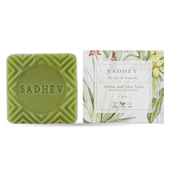 Melon & Aloe Vera Bathing Bar - 125gms