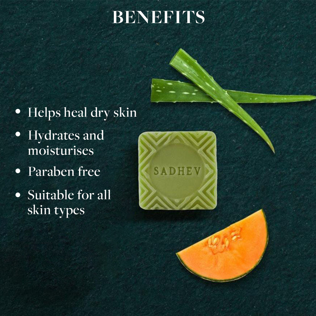 Melon & Aloe Vera Bathing Bar - 125gms
