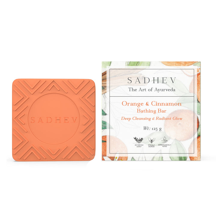 Orange & Cinnamon Bathing Bar - 125gms