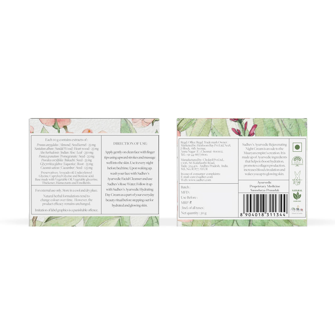 Ayurvedic Rejuvenating Night Cream