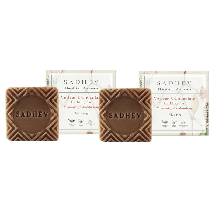 Vetiver & Chocolate Bathing Bar - 125gms